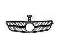 Artudatech Parrilla del Parachoques Delantero ABS Gloss Black Chrome Apto para Benz C-Class W204 C300 C350 08-14