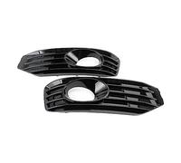 Artudatech Parrilla del parachoques delantero Fog Lamp Light Cover Insert S-line Grille Apto para VW T5 T5.1 2010-2015 Gloss Black