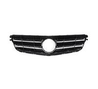 Artudatech Parrilla del Parachoques Delantero LED Black Chrome Apto para Benz C Class W204 C300 C350 2008-2014 (No Logo)