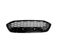 Artudatech Parrilla del parachoques delantero ST Style Gloss Black Mesh Front Bumper Fit for Ford Focus MK4 2018-2021