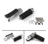 Artudatech Pedales delanteros para moto, reposapiés para Kawasaki Er 4N 6F 6N Zr 250 400 Versys 650