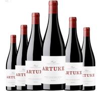 Artuke vino tinto joven con crianza ligera, mezcla de Tempranillo y Viura, expresión fresca y auténtica de Rioja para disfrutar a diario | 6 botellas