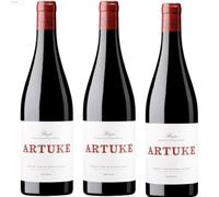 Artuke vino tinto joven con crianza ligera, mezcla de Tempranillo y Viura, expresión fresca y auténtica de Rioja para disfrutar a diario| 3 botellas
