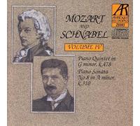 Artur Schnabel, Piano - Mozart & Schnabel, Vol. 4 - Piano Quartet in G minor K 478, Piano Sonata No 8 in A minor K 310