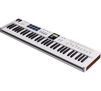 Arturia - KeyLab Essential 61 mk3 - Controlador MIDI de Teclado para Producción Musical - 61 Teclas, 9 Codificadores, 9 Faders, 1 Rueda de Modulación, 1 Rueda Pitch Bend, 8 Pads - Blanco