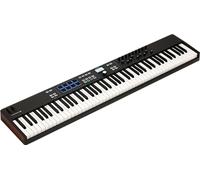 Arturia KeyLab Essential 88 mk3 Teclado Controlador MIDI Universal para Producción Musical - Software Pro, 88 Teclas, 9 Codificadores, 9 Faders, Ruedas de Modulación/Bend y 8 Pads - Negro