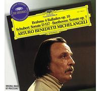 Arturo Benedetti Michelangeli - Brahms: 4 Ballades / Schubert: Sonata D537 / Beethoven: Sonata No.4