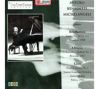 Arturo Benedetti Michelangeli - Plays Beethoven,Chopin,Liszt