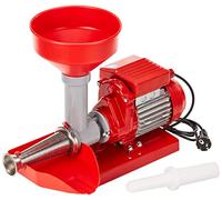 Artus - 9008NE - Pasapomates eléctrico para pasta de tomate y mermeladas, 400 W, negro/rojo