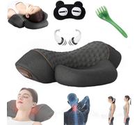 Artuvate Fisiorest - Almohada masajeadora de cuello 3 en 1, almohada de masaje de cuello Core Hero 3 en 1, masaje profundo y relajación, con calor, con tracción para ayudar al sueño, alivia la tensión