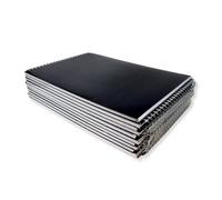 Artway Cuaderno de bocetos encuadernado en espiral, A3, papel de cartucho de 135 g/m², 40 páginas/80 lados, paquete de diez