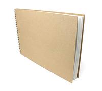 Artway Enviro - Cuaderno de Dibujo A3 Encuadernado en Espiral - Apaisado - 70 Caras/35 Páginas de Papel Cartucho Reciclado 170gsm - Cuaderno de Dibujo 100% Reciclado