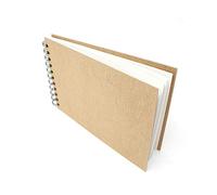 Artway Enviro - Cuaderno de dibujo A5 encuadernado en espiral - Apaisado - 70 Caras/35 Páginas de Papel Cartucho Reciclado 170gsm - Cuaderno de dibujo 100% reciclado