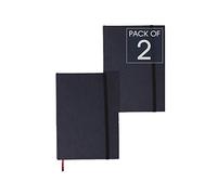 Artway Indigo - Bloc Encuadernado de Tipo Libro Hecho a Mano - Tapa Dura - 150 g/m² - A6 Retrato - Pack de 2