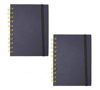 Artway Indigo - Cuaderno de bocetos encuadernado en espiral - Hecho a mano - 150 g/m² - Apaisado A6 - Paquete de 2