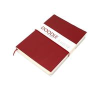 Artway Indigo Doodle - Journal/carnet de croquis en cuir Naranja mandarina - 175mm x 125mm - 164 côtés/82 pages de papier cartouche 150gsm