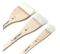 Artway Juego de 3 Pinceles Chinos de merluza, 25 mm, 45 mm, 75 mm