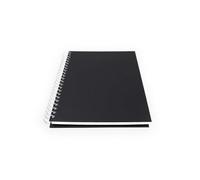 Artway Studio - Cuaderno de bocetos (A4, encuadernado en espiral, vertical, 60 caras/30 páginas de papel multimedia de 240 g/m², tapa dura, color blanco)