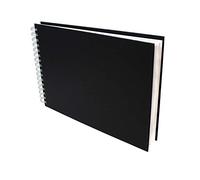 Artway Cuaderno de bocetos de Acuarela de 300 g/m² (35% algodón), Negro, A4 Paisaje, 24