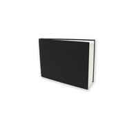 Artway Studio - Cuaderno de bocetos A5, horizontal, 100 caras/50 páginas de papel de cartucho de 170 g/m², tapa dura negra