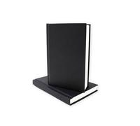 Artway Studio - Cuaderno de bocetos A6, vertical, 92 caras/46 páginas de papel de cartucho de 170 g/m², tapa dura negra (paquete doble)