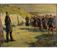 ARTXLXXBN Famoso Lienzo Imagen Art Cuadro Lienzo Commune De Paris Morte di Eugene Varlin di Maximilien Luce para la Decoración del Hogar de la Oficina 60x90cm