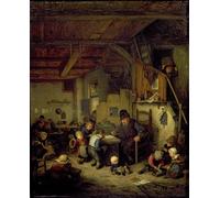 ARTXLXXBN Famoso Lienzo Imagen Art Cuadro Lienzo il maestro della scuola di Adriaen Jansz Van Ostade para la Decoración del Hogar de la Oficina 60x90cm