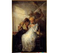ARTXLXXBN Famoso Lienzo Imagen Art Cuadro Lienzo Il tempo o il vecchio dipinto di Francisco De Goya para la Decoración del Hogar de la Oficina 60x90cm