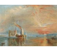 ARTXLXXBN Famoso Lienzo Imagen Art Cuadro Lienzo il vecchio Temeraire rimorchiato fino alla sua ultima cuccetta di Mallord William Turner para la Decoración del Hogar de la Oficina 60x90cm