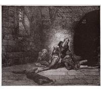 ARTXLXXBN Famoso Lienzo Imagen Art Cuadro Lienzo la Divina Commedia di Gustave Dorè para la Decoración del Hogar de la Oficina 60x90cm