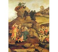 ARTXLXXBN Famoso Lienzo Imagen Art Cuadro Lienzo Mosè fa scaturire l'acqua dalla roccia di Fra Filippo Lippi para la Decoración del Hogar de la Oficina 60x90cm