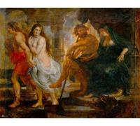 ARTXLXXBN Famoso Lienzo Imagen Art Cuadro Lienzo Orfeo ed Euridice con Plutone e Proserpina di Peter Paul Rubens para la Decoración del Hogar de la Oficina 60x90cm