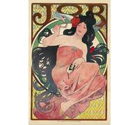 ARTXLXXBN Famoso Lienzo Imagen Art Cuadro Lienzo Pittura di belle arti di Alphonse Mucha para la Decoración del Hogar de la Oficina 60x90cm