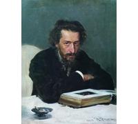 ARTXLXXBN Famoso Lienzo Imagen Art Cuadro Lienzo Ritratto del compositore Pavel Blaramberg di Il'ya Repin para la Decoración del Hogar de la Oficina 60x90cm