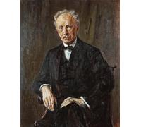 ARTXLXXBN Famoso Lienzo Imagen Art Cuadro Lienzo Ritratto del compositore Richard Georg Strauss di Max Liebermann para la Decoración del Hogar de la Oficina 60x90cm