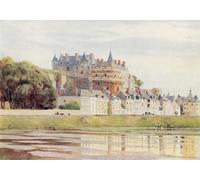 ARTXLXXBN Famoso Murales Pared Lienzos De Animales Amboise il castello di Alexander Henry Hallam Murray para la Decoración del Hogar del Dormitorio 60x90cm