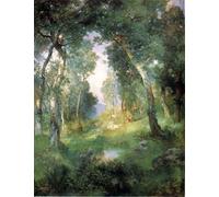 ARTXLXXBN Famoso Murales Pared Lienzos De Animales Foresta Santa Barbara di Julius Leblanc Stewart para la Decoración del Hogar del Dormitorio 60x90cm