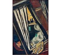 ARTXLXXBN Famoso Murales Pared Lienzos De Animales Golden Arrow View From the D Train Window di Max Beckmann para la Decoración del Hogar del Dormitorio 60x90cm