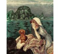 ARTXLXXBN Famoso Murales Pared Lienzos De Animales il in barca a Vernon. La signora Bonnard di Pierre Bonnard para la Decoración del Hogar del Dormitorio 60x90cm