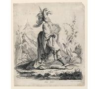 ARTXLXXBN Famoso Murales Pared Lienzos De Animales Il piccolo maestro Dandy di François Boucher para la Decoración del Hogar del Dormitorio 60x90cm