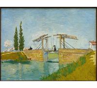 ARTXLXXBN Famoso Murales Pared Lienzos De Animales il ponte levatoio di Vincent Van Gogh para la Decoración del Hogar del Dormitorio 60x90cm