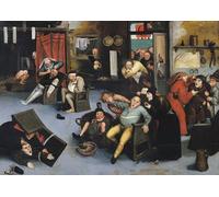 ARTXLXXBN Famoso Murales Pared Lienzos De Animales Tagliare la pietra della follia o un'operazione alla testa di Pieter Bruegel il Vecchio para la Decoración del Hogar del Dormitorio 60x90cm
