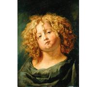 ARTXLXXBN Famoso Pinturas Murales Cuadros Abstractos la ragazza dai capelli di Jacob Jordaens para Decoración de Paredes 60x90cm