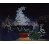 ARTXLXXBN Famoso Pinturas Murales Cuadros Abstractos Nuvola Bianca di Vasilij Kandinskij para Decoración de Paredes 60x90cm