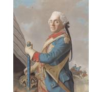ARTXLXXBN Famoso Pinturas Murales Cuadros Abstractos Ritratto di Van Moritz Graf Von Sachsen di Jean etienne Liotard para Decoración de Paredes 60x90cm