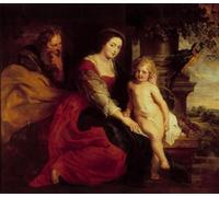 ARTXLXXBN Famoso PóSter Arte Pared Moderno Pintura Dama col pappagallo di Peter Paul Rubens para Decoraciones del Hogar 60x90cm