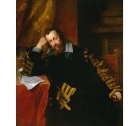 ARTXLXXBN Famoso PóSter Arte Pared Moderno Pintura il Conte Mago diVan Dyck para Decoraciones del Hogar 60x90cm