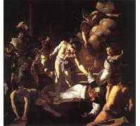 ARTXLXXBN Famoso PóSter Arte Pared Moderno Pintura il Martirio di San Matteo del Caravaggio para Decoraciones del Hogar 60x90cm