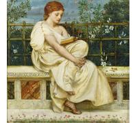 ARTXLXXBN Famoso PóSter Arte Pared Moderno Pintura Lettura di Edward Poynter para Decoraciones del Hogar 60x90cm
