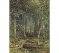 ARTXLXXBN Famoso PóSter Arte Pared Moderno Pintura Palude nella foresta autunnale di Fedor Aleksandrovich Vasiliev para Decoraciones del Hogar 60x90cm